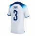 Cheap England Luke Shaw #3 Home Football Shirt World Cup 2022 Short Sleeve